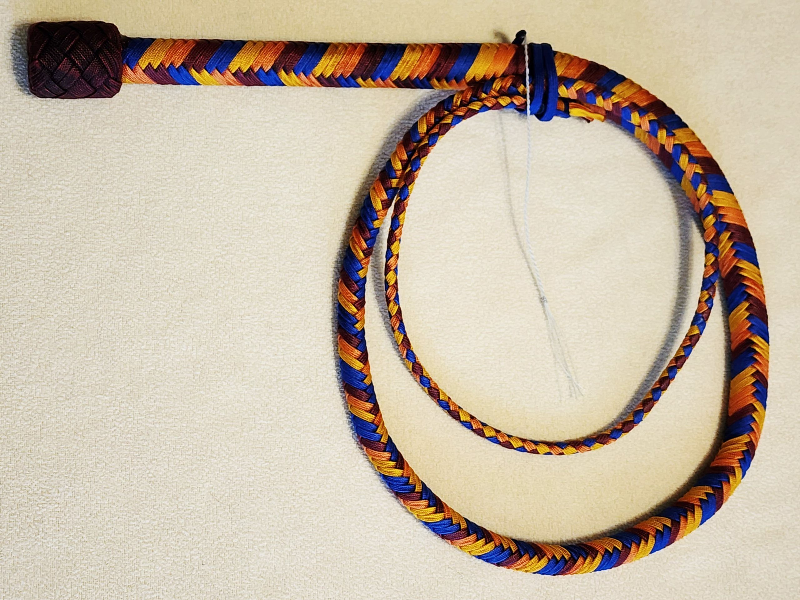 5' Bullwhip - Burgundy, International Orange, Goldenrod, Electric Blue