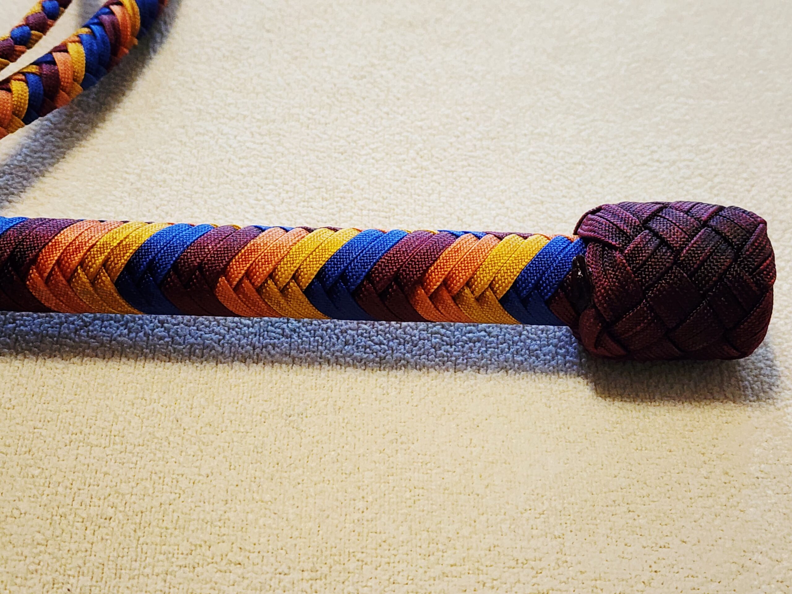 5' Bullwhip - Burgundy, International Orange, Goldenrod, Electric Blue - Image 2
